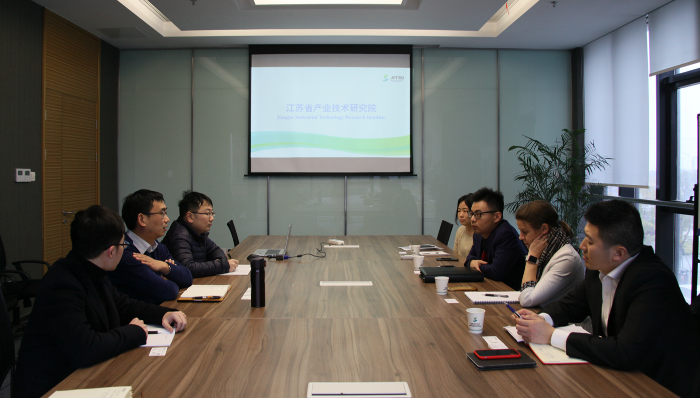 澳大利亚驻沪领事馆商务处来院洽谈合作